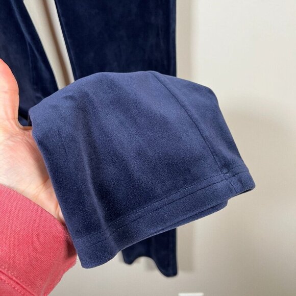 Lilly Pulitzer Jordynne Velour Pant Size XS True Navy Preppy Comfy Lounge Travel - Picture 8 of 11